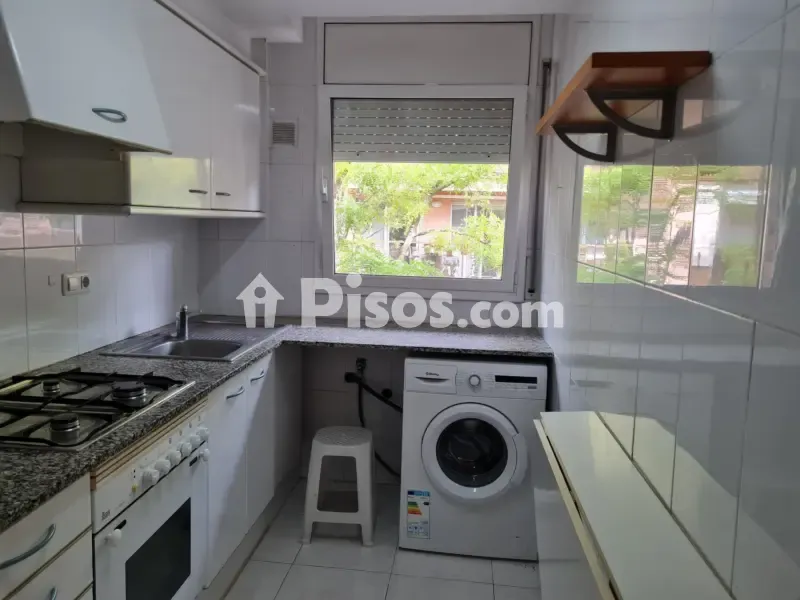 Kitchen - Furnished Flat with Parking in Eixample