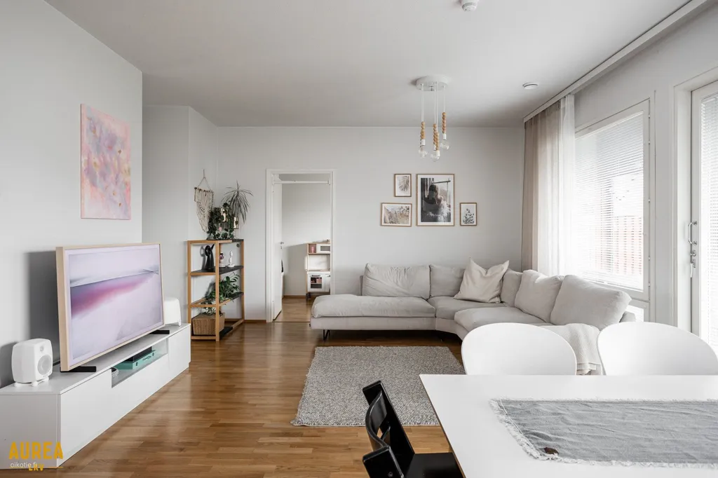 Séjour - Modern House with Terrace in Soittajankangas, Oulu