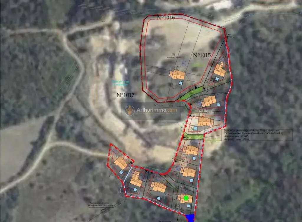 Plan - Villa T4 avec Jardin à Olmeta-di-Tuda