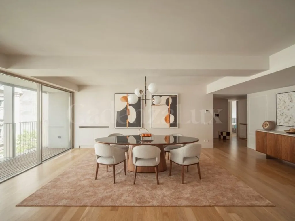 Sala da pranzo - Luxury Flat with Balconies in Lisbon
