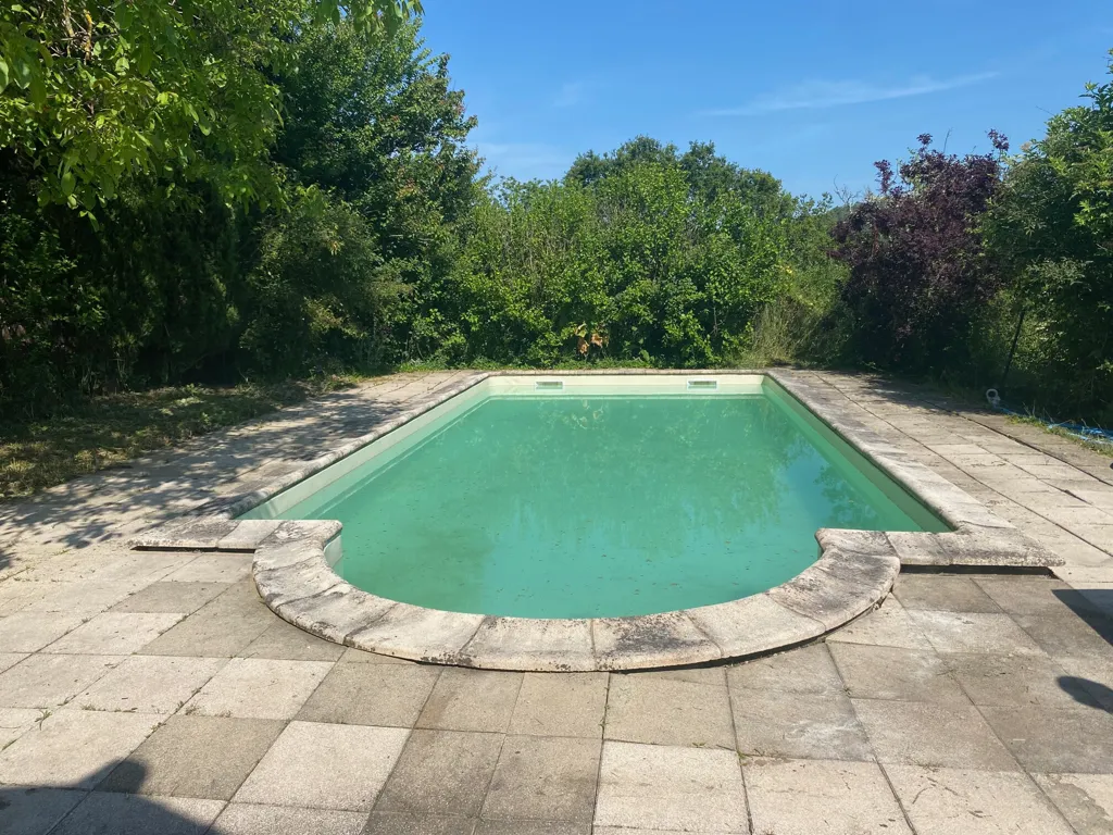 Piscine - Corps de ferme en pierre avec piscine près de Sarlat