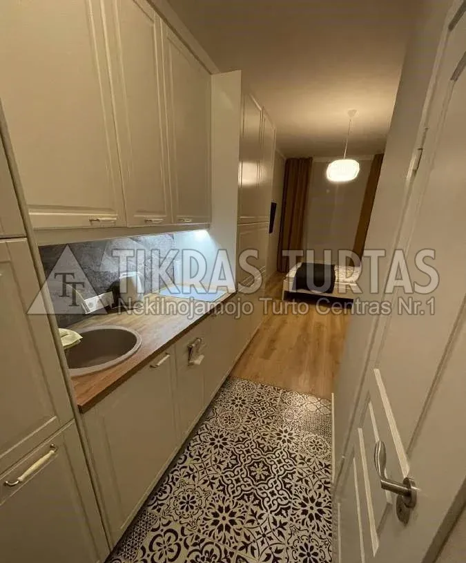 Köök - Studio Flat with Balcony in Klaipėda Centre