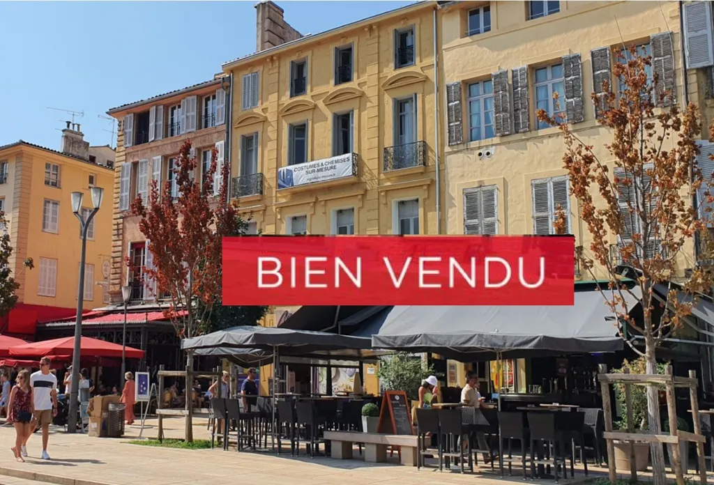 Lot de 3 studios sur le cours Mirabeau à Aix-en-Provence