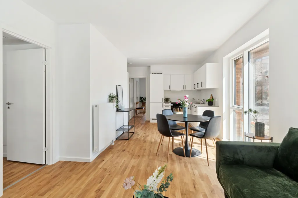 Soggiorno - 3-Bedroom Flat with Balcony in Brøndby