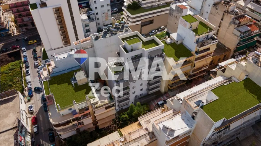 Vue aérienne - Modern Flat with Central Location in Piraeus
