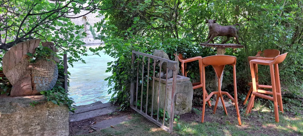Giardino - Charming House with River View in Le Thor