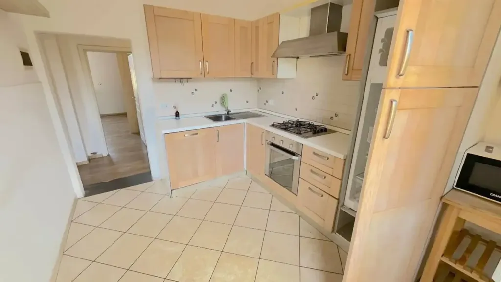 Köök - Three-Bedroom Apartment on Multiple Levels in Florence