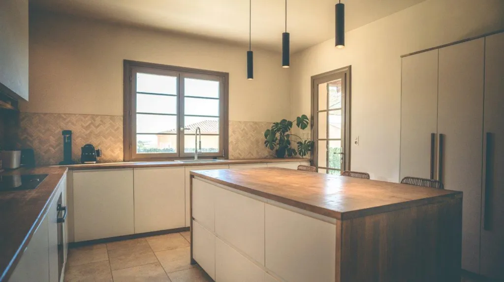 Cuisine - Villa avec Piscine à 3 Minutes d'Uzès