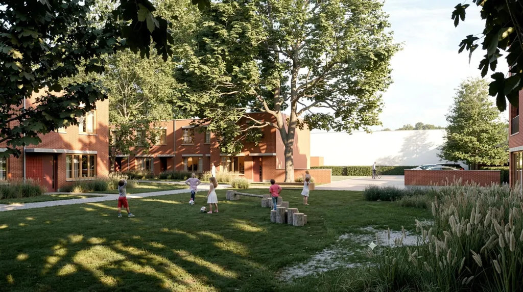 Garden - Newly Built House with Garden in Borsbeek