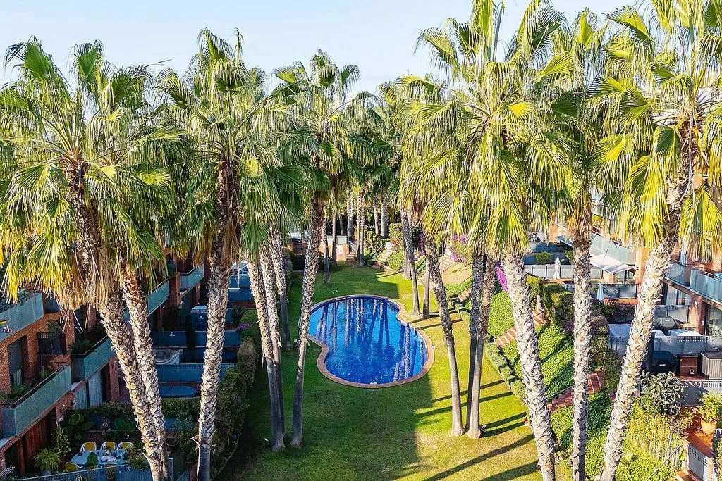 Vue aérienne - Luxury Semidetached House with Sea View in Sitges