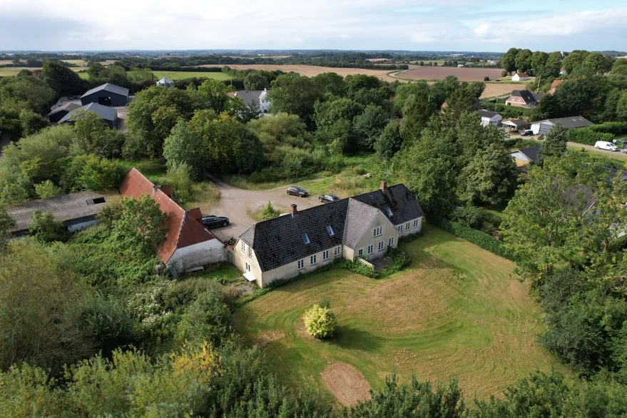 Vue aérienne - Investment Property with Development Potential near Haderslev