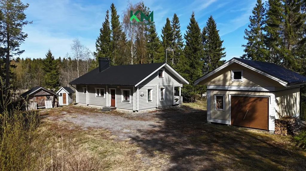 Aerial - Cottage with Private Sauna in Maksamaa