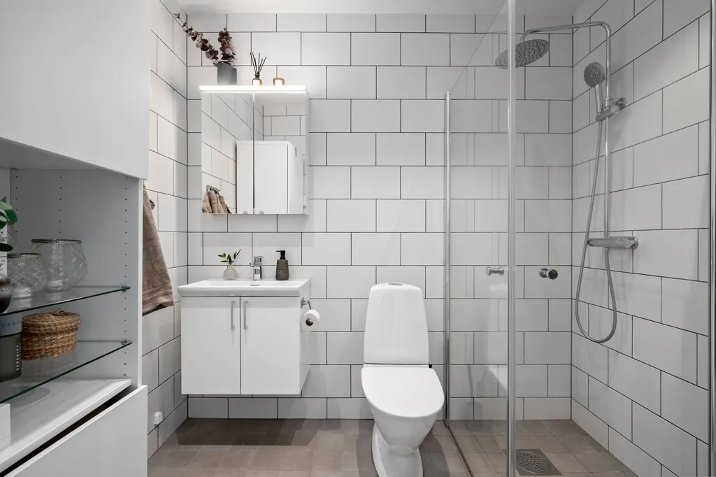 Salles de bain - Apartment with Balcony in Skellefteå
