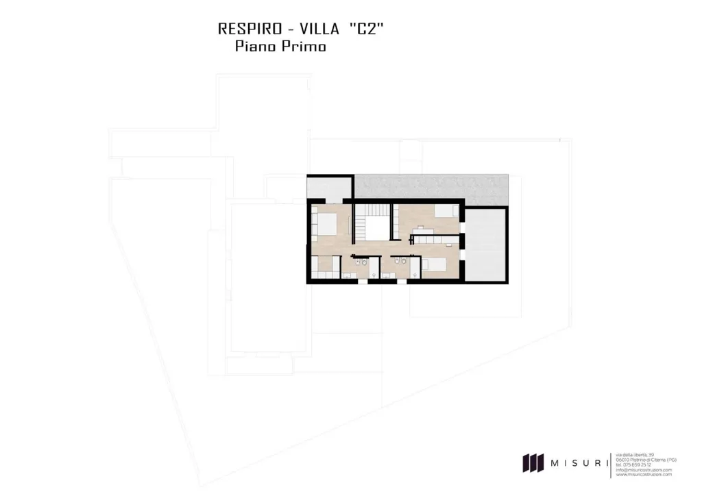 Plan - Luxury Villa with Private Garden in Perugia