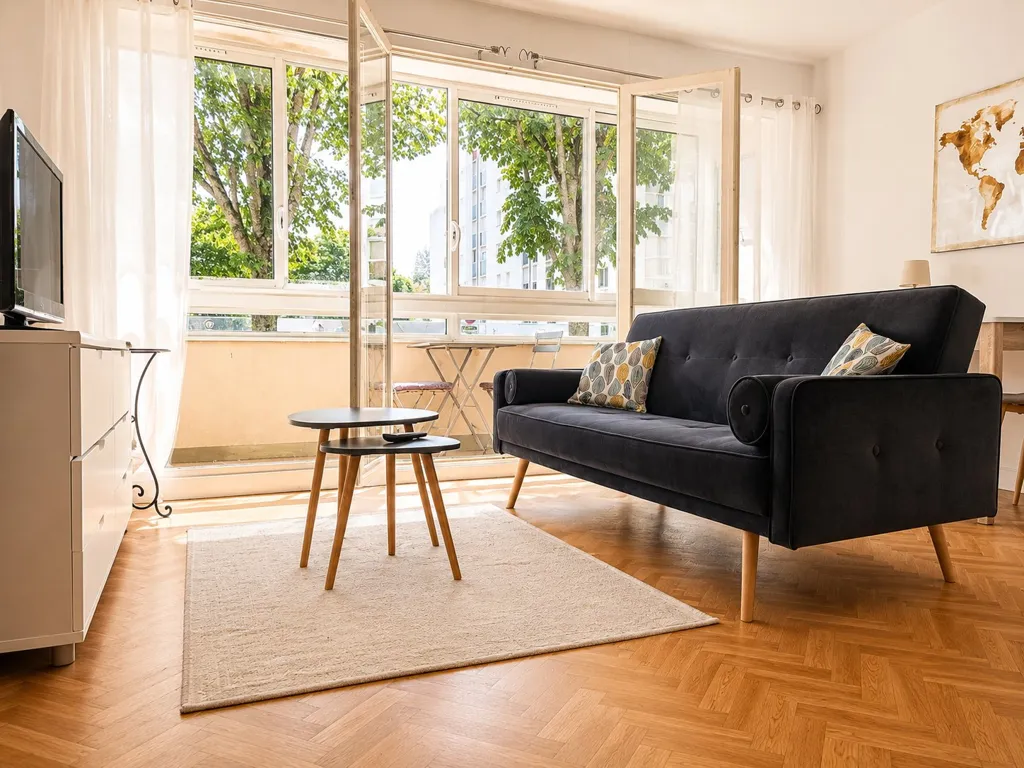 Séjour - Appartement T2 avec Loggia et Parking à Grand Large