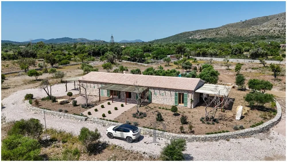 Vue aérienne - Contemporary Finca with Pool in Capdepera, Mallorca