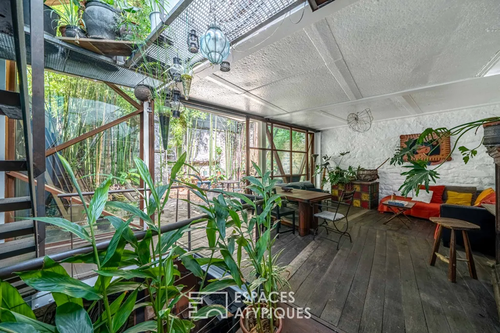 Terrass - Boat-Inspired Loft with Garden in Gobelins