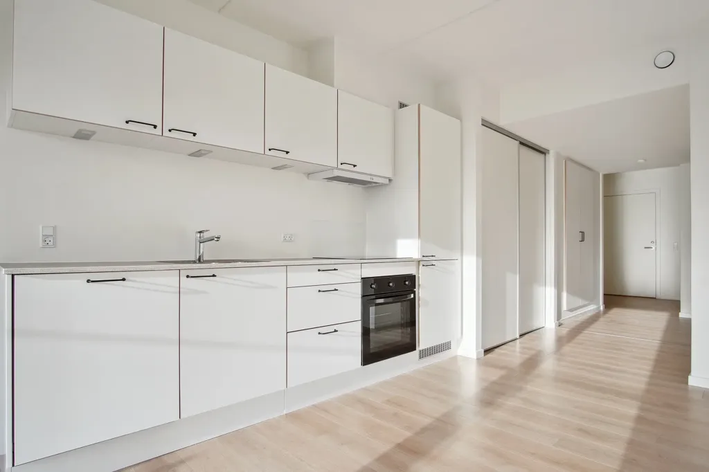 Cuisine - Two-Bedroom Flat with Terrace in Fredericia