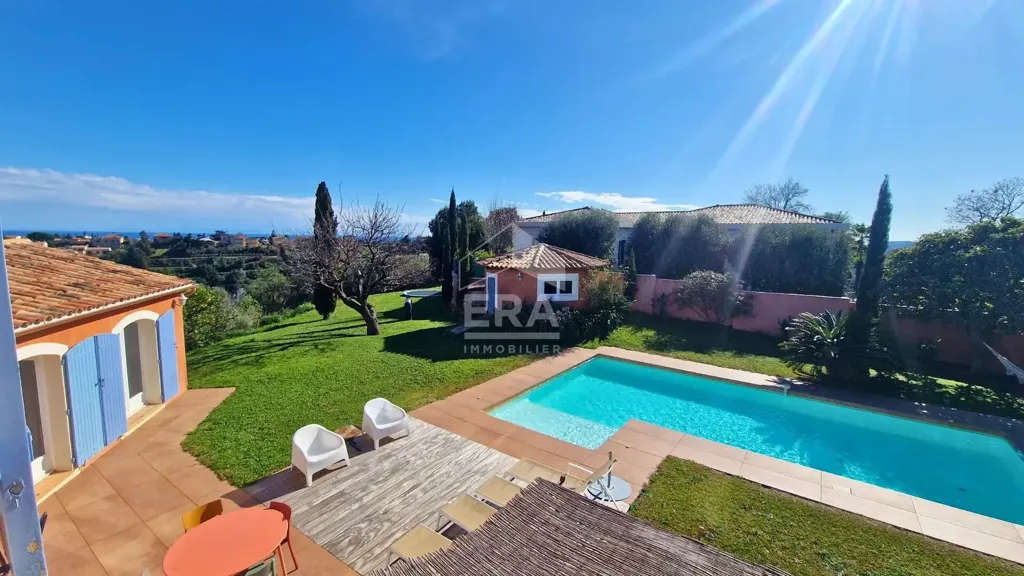 Vista aerea - Villa with Pool and Hill Views in Cagnes-sur-Mer