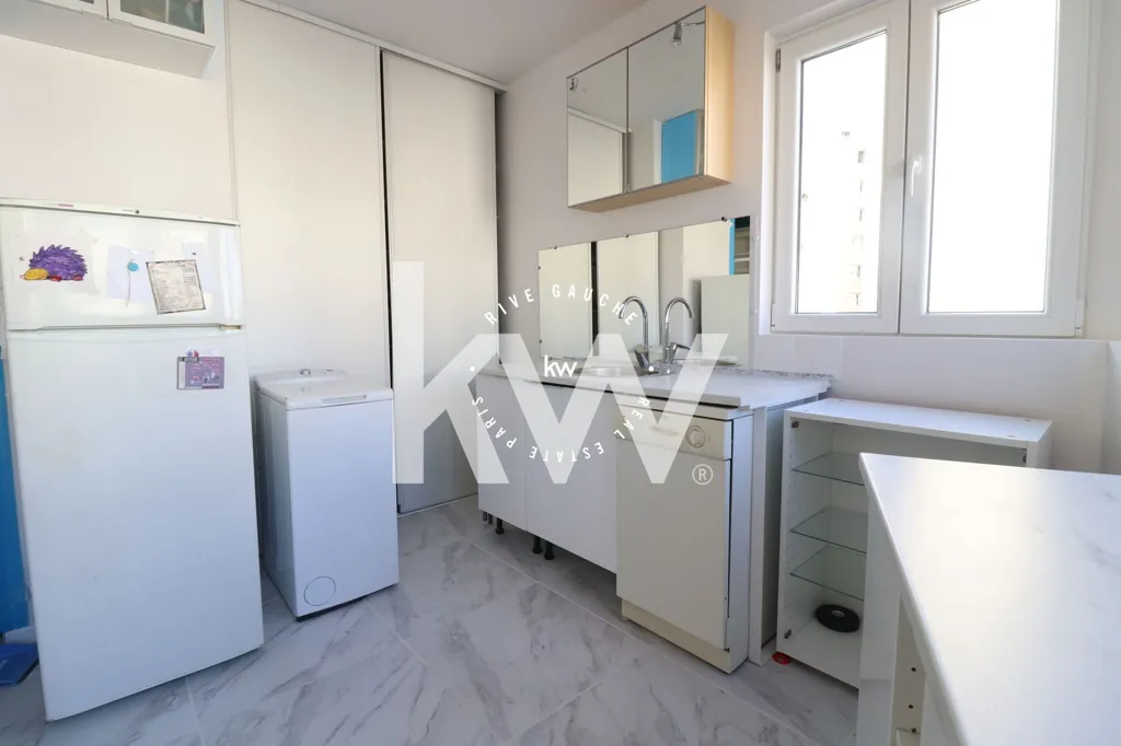 Köök - Flat with American Kitchen in Vanves