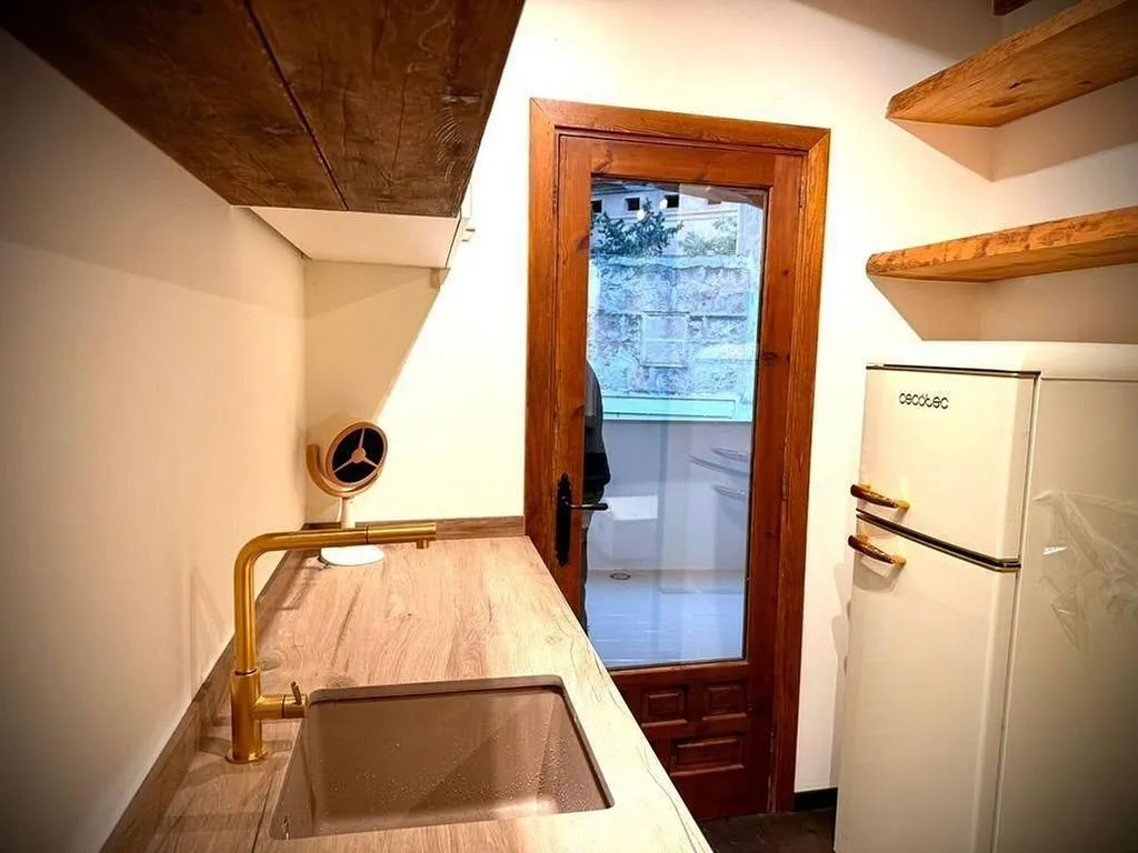 Köök - 1800s Apartment with Air Conditioning in Llucmajor