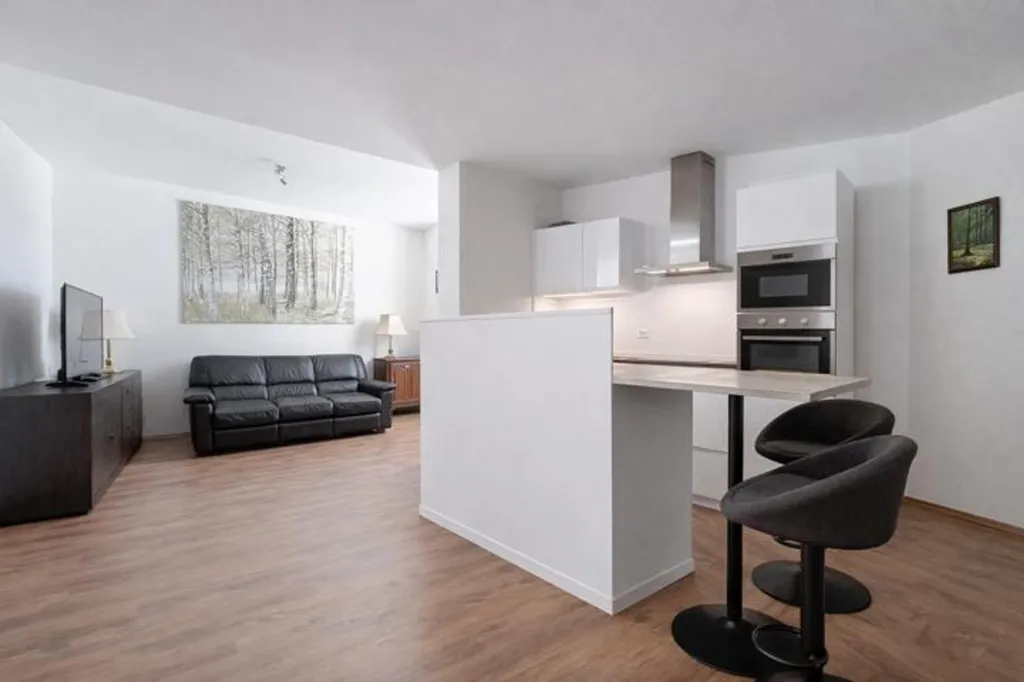 Kitchen - Spacious Apartment with Terrace in Seraing