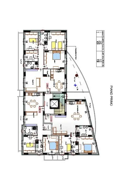 Plaan - Apartment with Terraces in Central Rende
