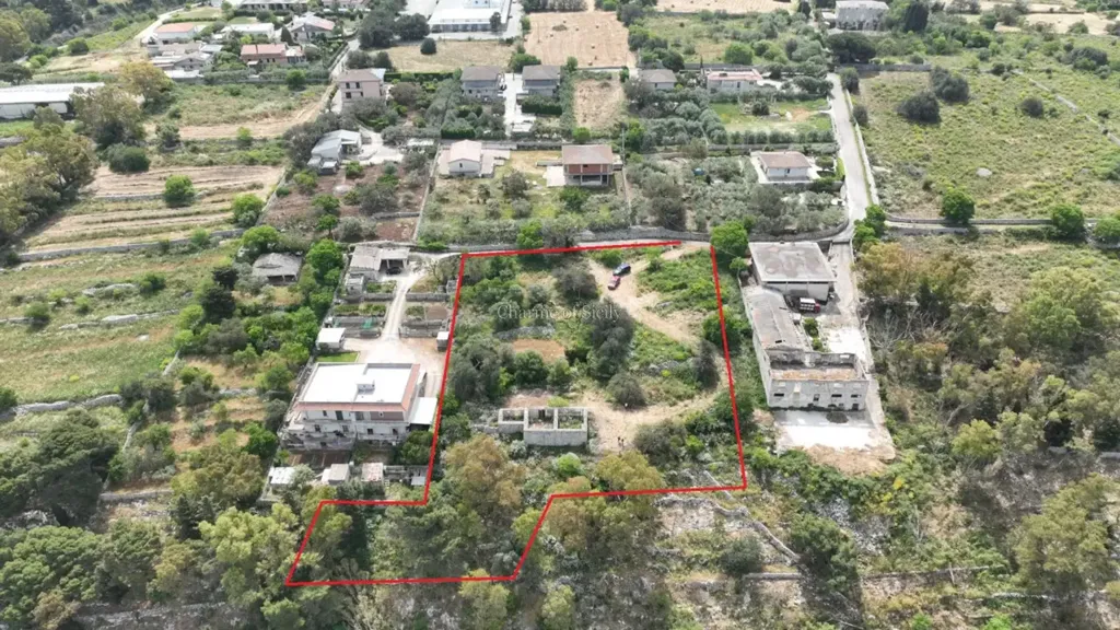 Vue aérienne - Independent House with Panoramic View in Modica