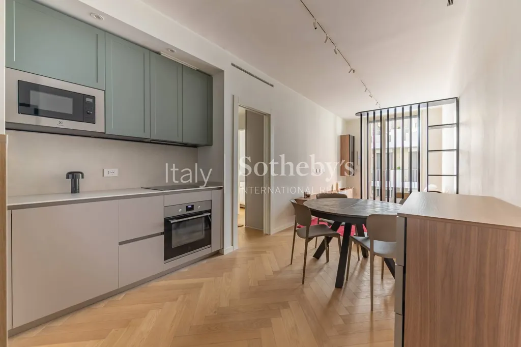 Köök - Luxury Flat with Balcony in Corso Magenta, Milan