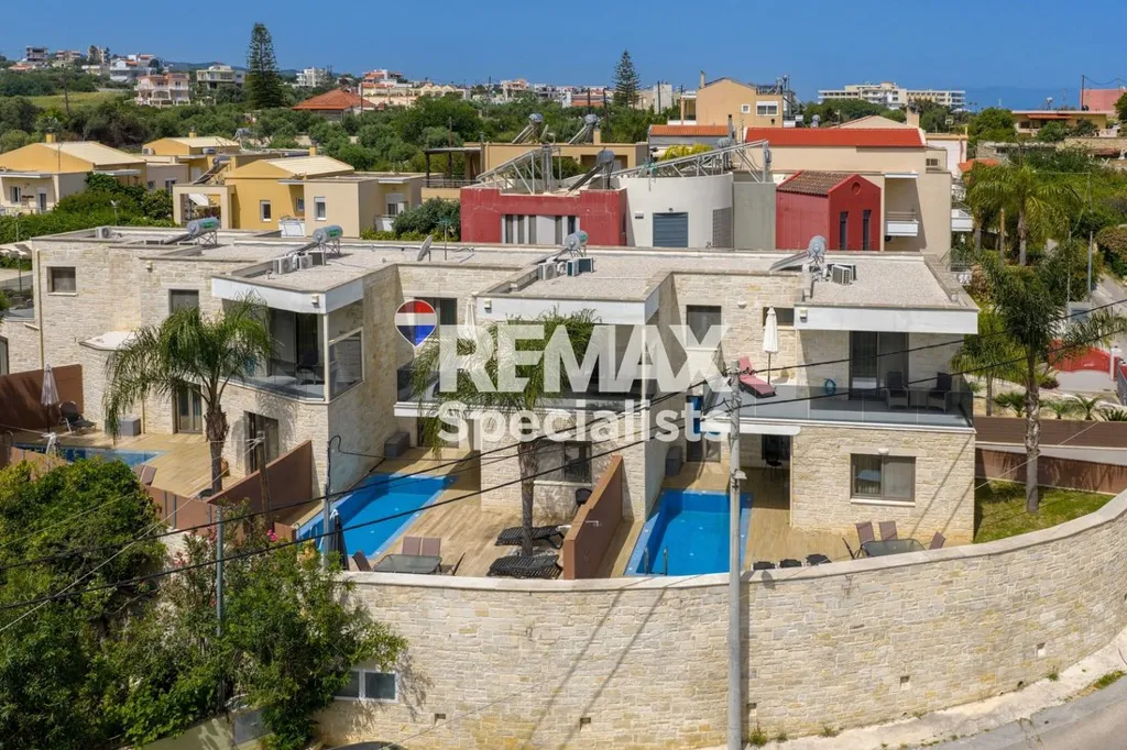 Vue aérienne - Luxury Villa Complex with Private Pools in Chania