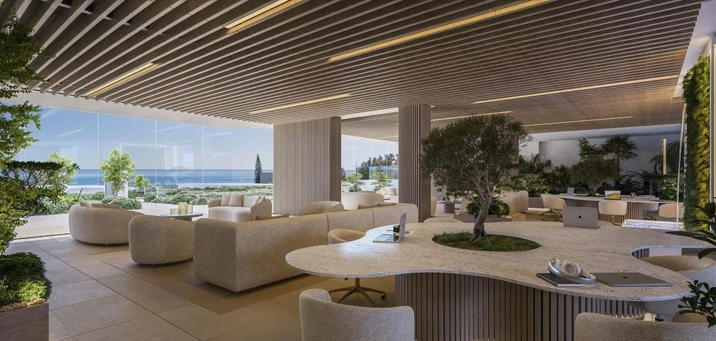 Salle à manger - Beachfront Flat with Pool in Manilva