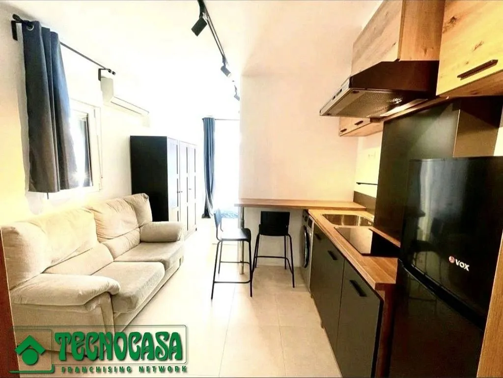 Kitchen - Studio with Air Conditioning in Casarrubios del Monte