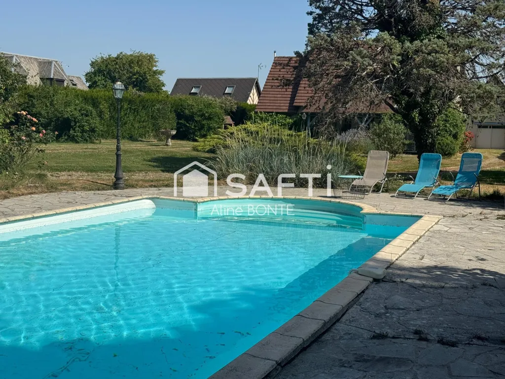 Piscina - Charming House with Pool near Ferrières-sur-Risle