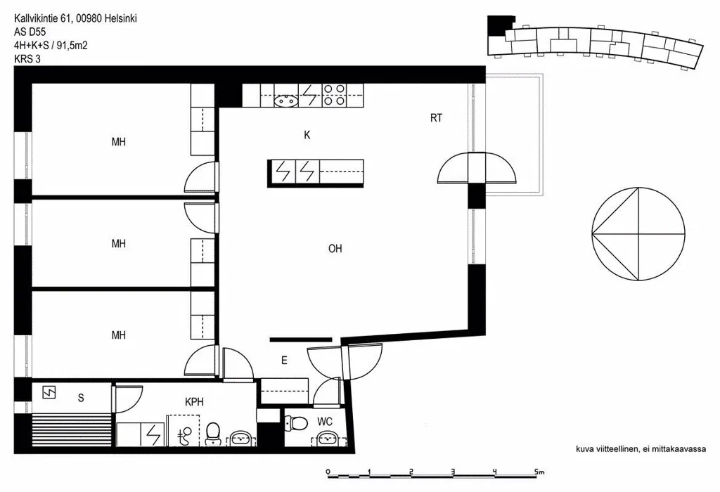 Appartement 4 pièces à Helsinki