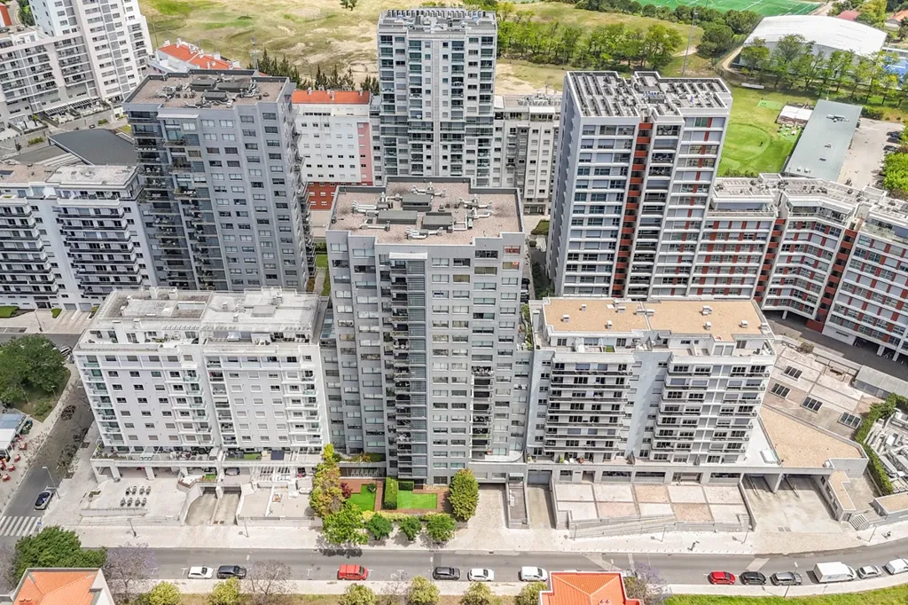 Vue aérienne - 4 Bedroom Apartment with Pool in Alvalade, Lisbon