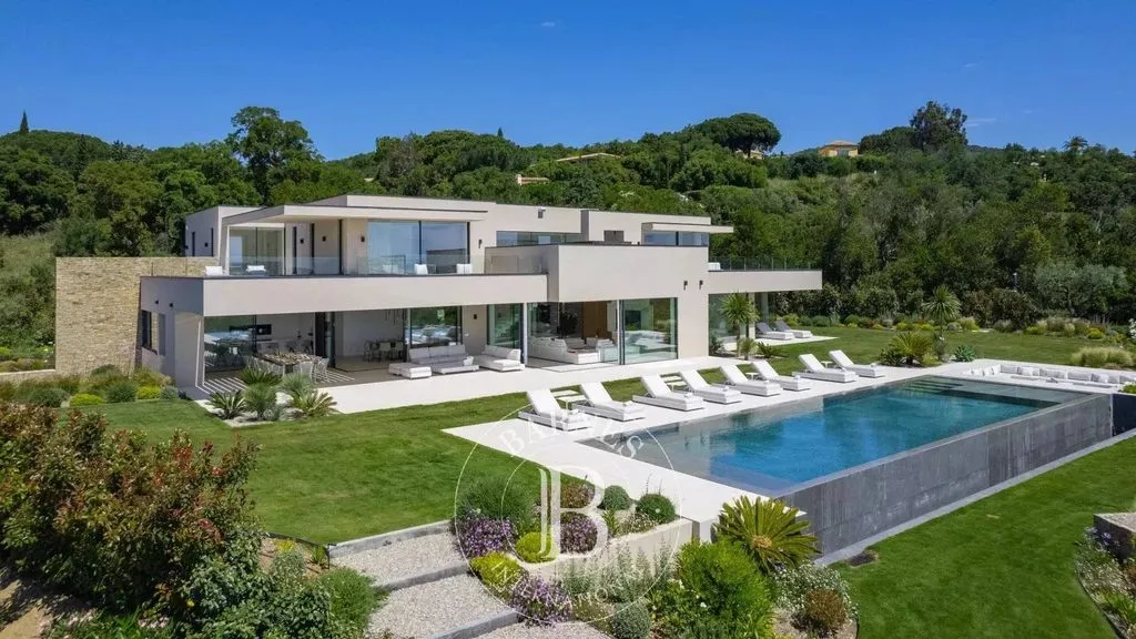 Pool - Luxury Villa with Sea View in Grimaud