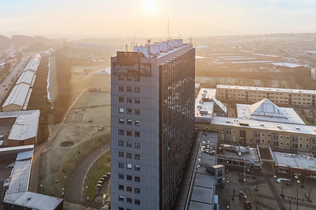 Õhuvaade - Apartment with Panoramic View in Aalborg