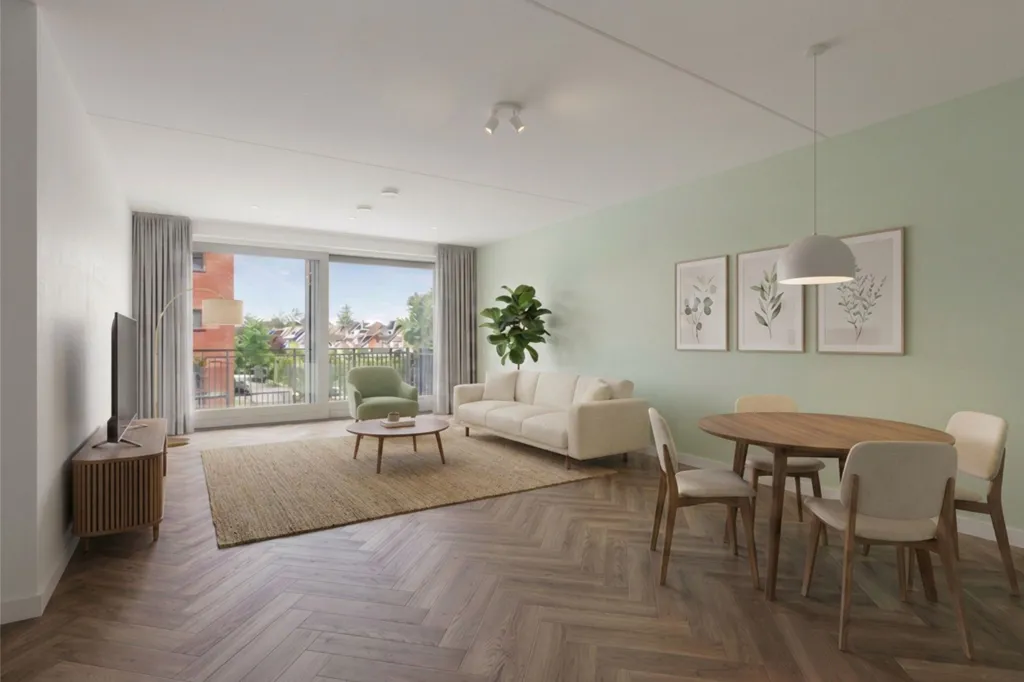 Séjour - Modern Apartment with Balcony in Zevenhuizen