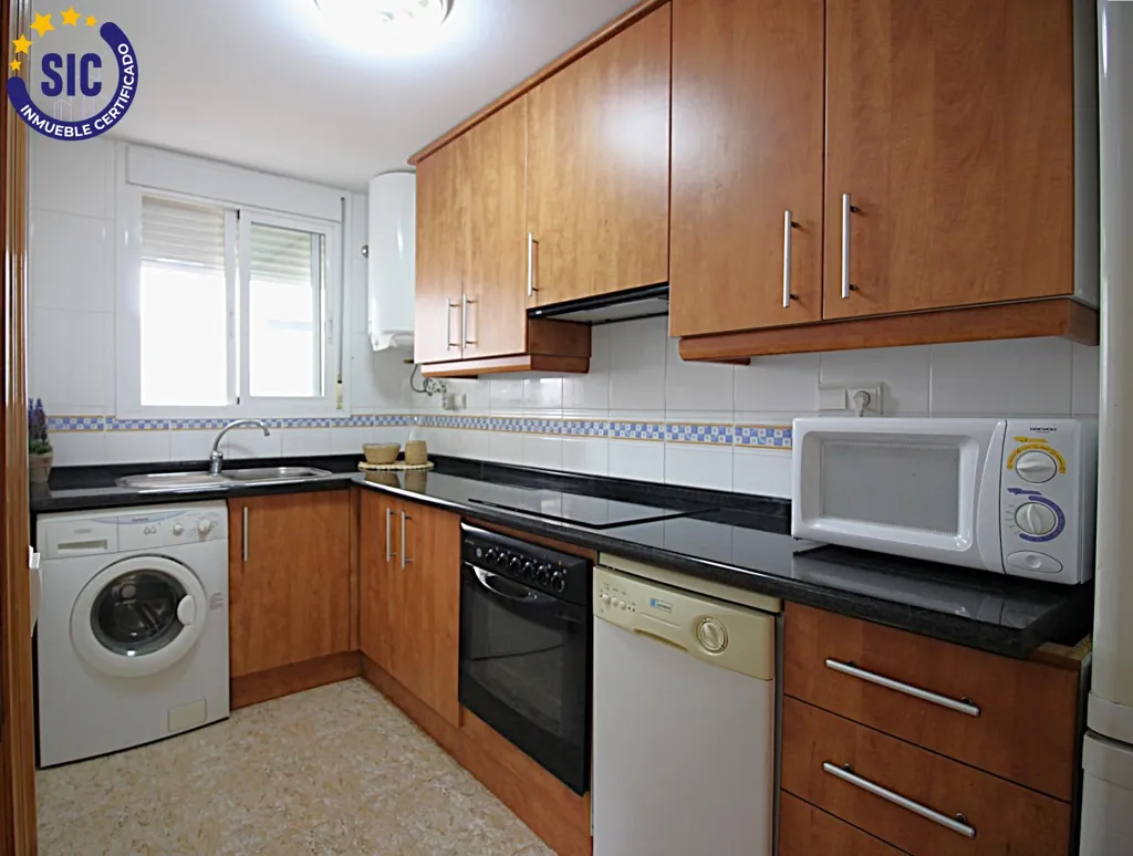 Cucina - Beachfront Apartment with 88m² Terrace in Oropesa del Mar