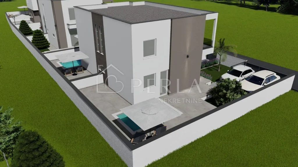 Modern Duplex with Pool near Zadar