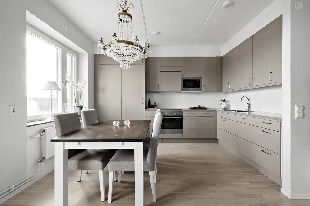 Kitchen - Apartment with Balcony in Kallhäll