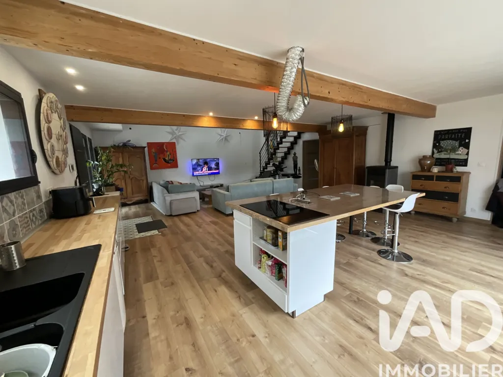 Cucina - Architectural House with Pool in Dissay
