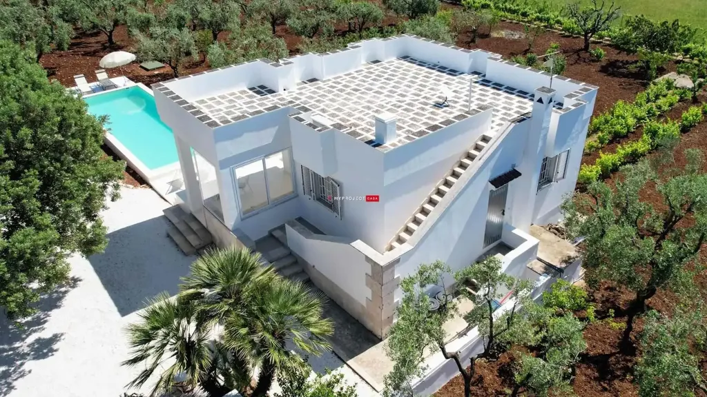 Vue aérienne - Rustic Villa with Olive Grove in Ostuni