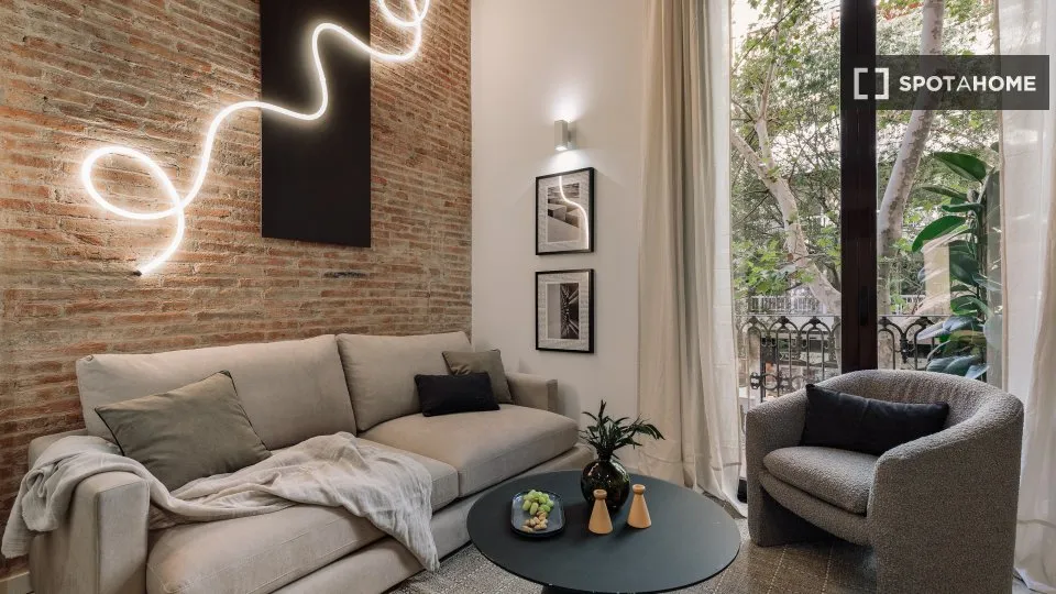 Séjour - Appartement 2 pièces à Barcelona Capital
