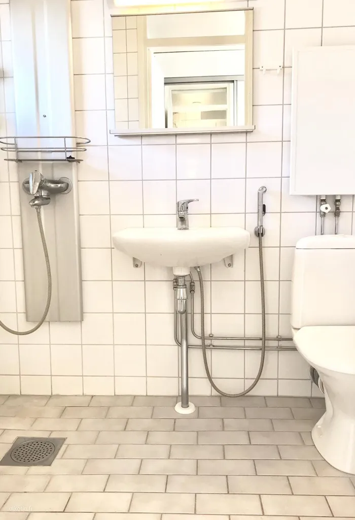 Bagni - Efficient 24 m² Flat with Garden View in Kaleva