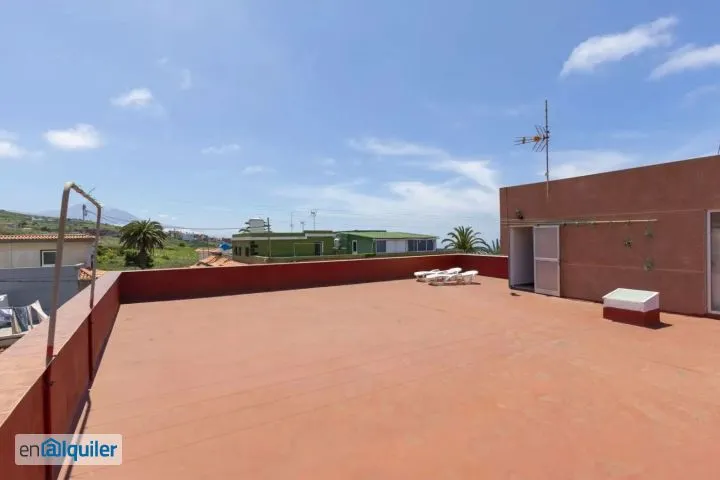 Terrasse - Furnished Apartment with Teide Views in Tacoronte