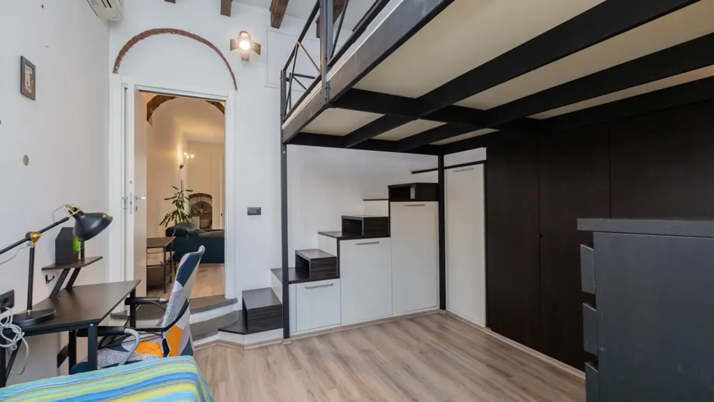 Camere da letto - Rustic-Style Flat with Terrace in Milan