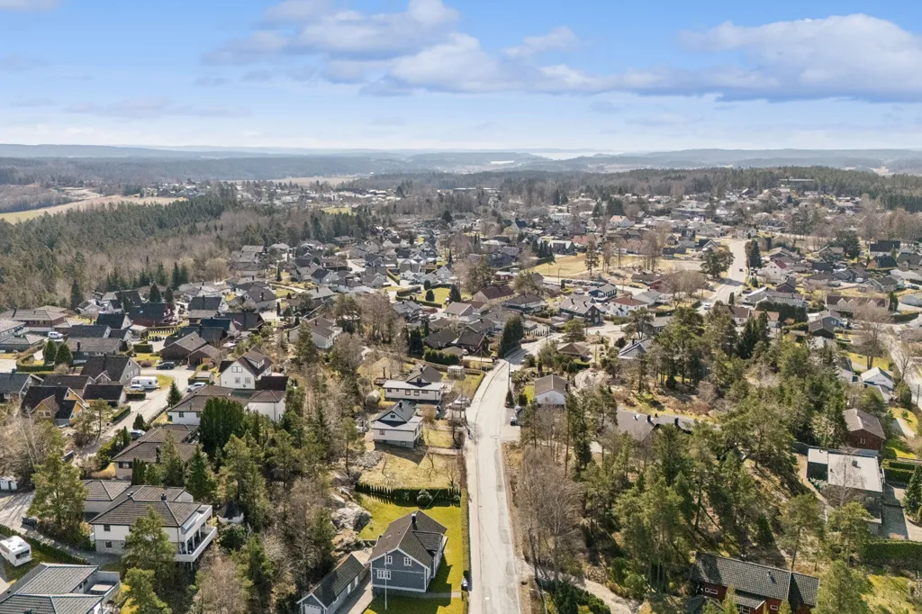 Vista aerea - West-Facing Plot in Sarpsborg