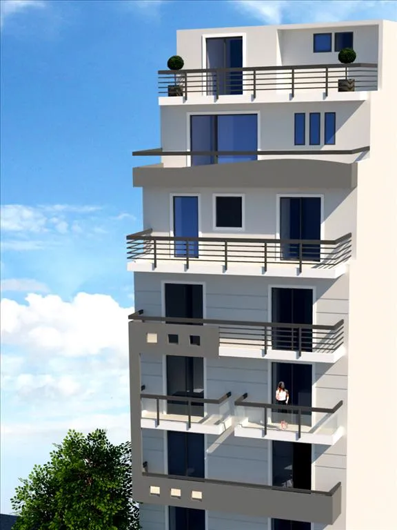 Under Construction Flat with City View in Athens