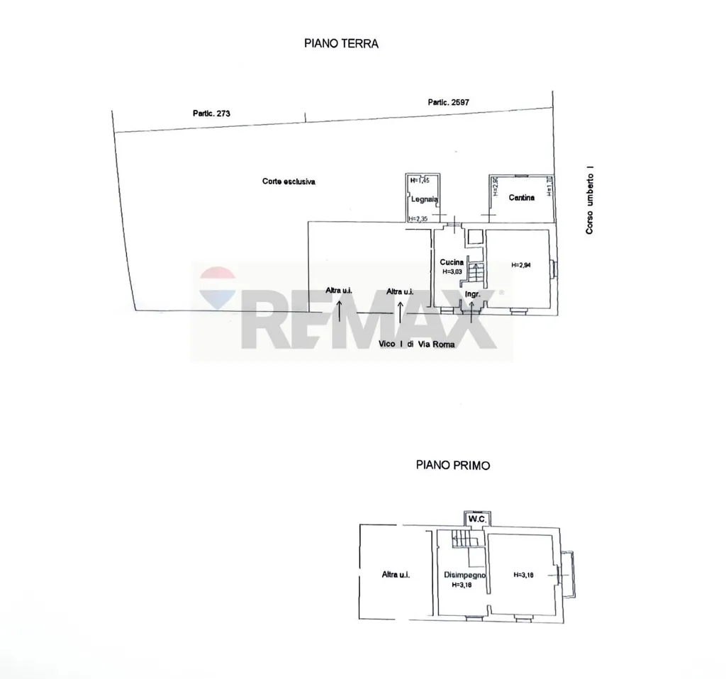 Plan - Rustic Building for Renovation in Cupello